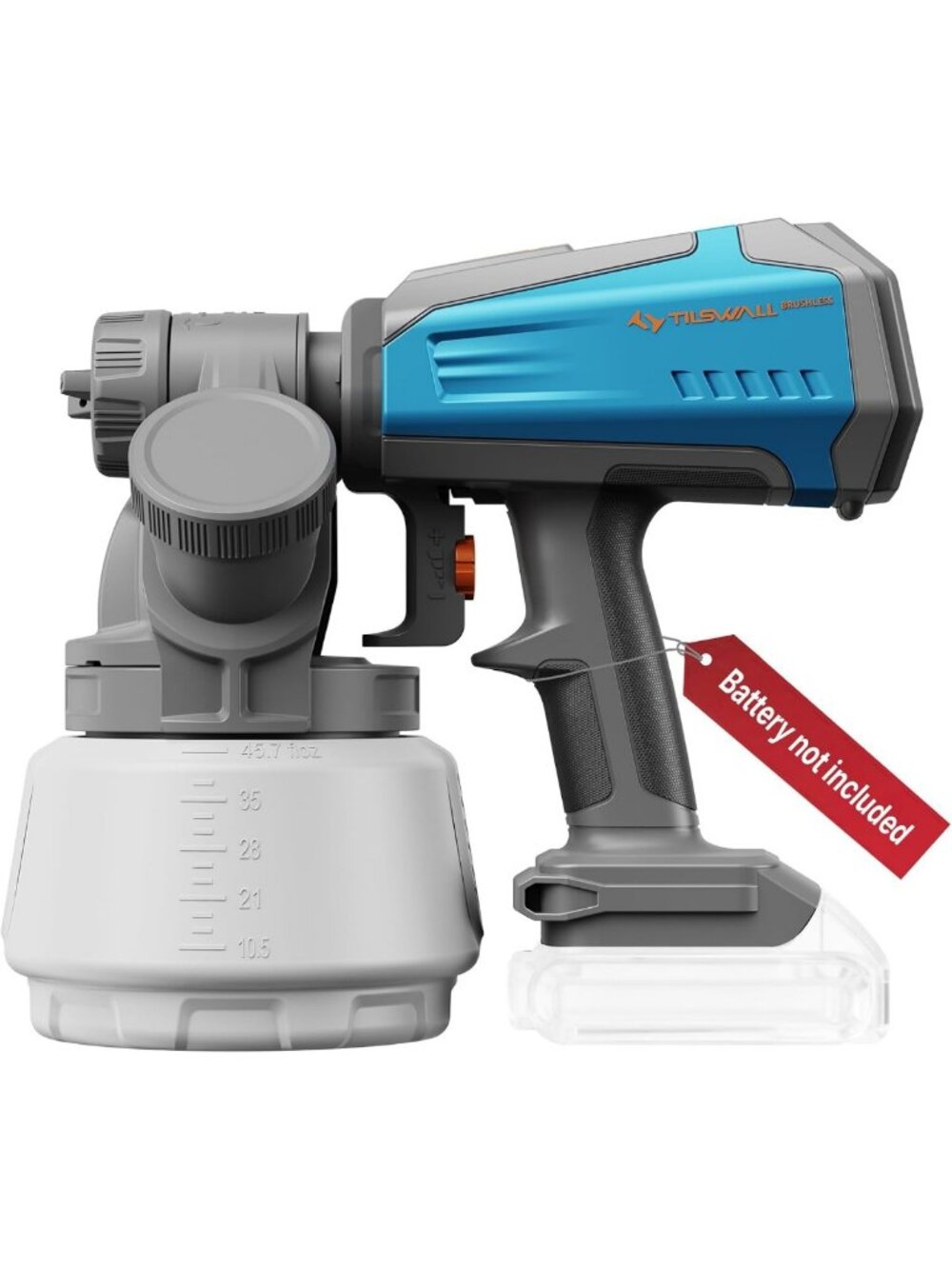 Cordless Paint Sprayer for DIY Projects, Fits Dewalt 20V, Lightweight & Easy to